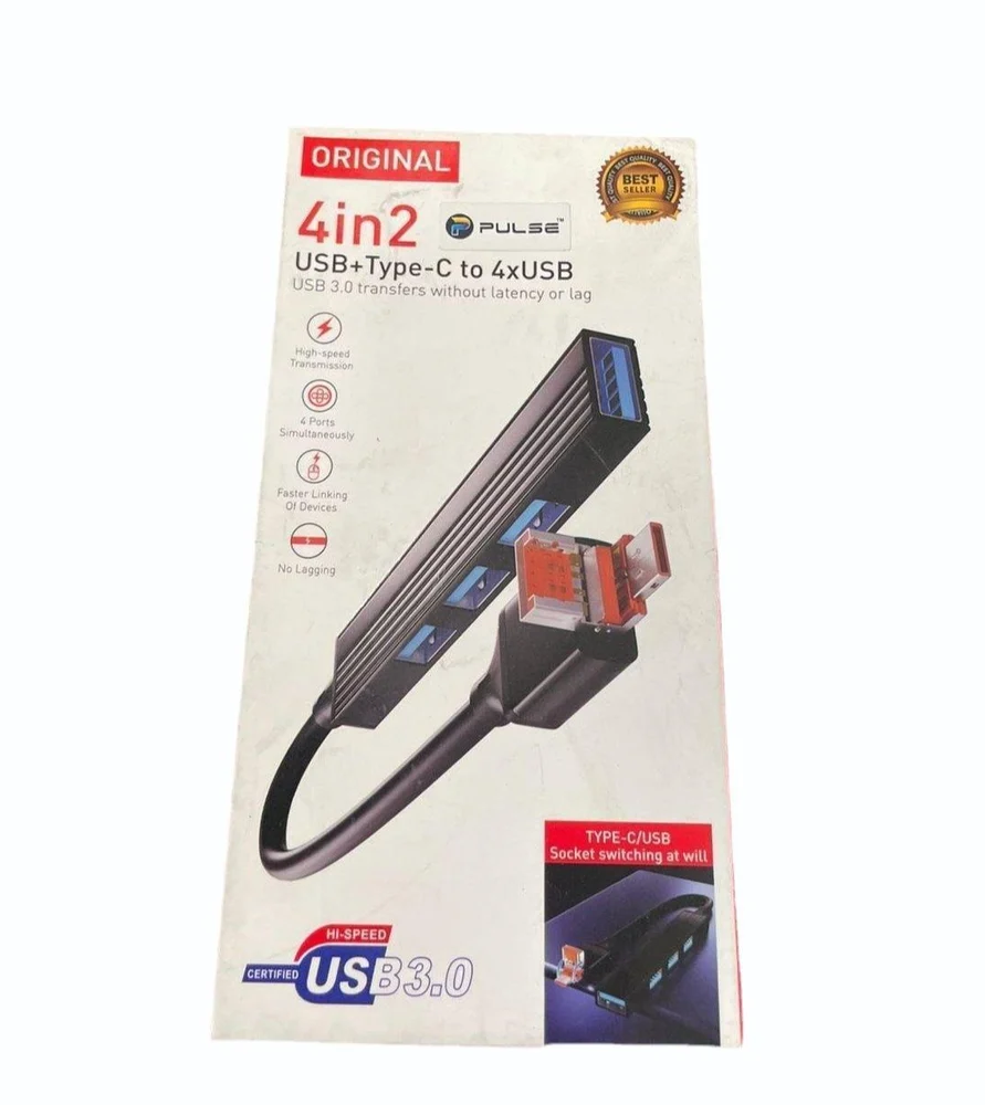 4 In 2 USB + Type-C Hub